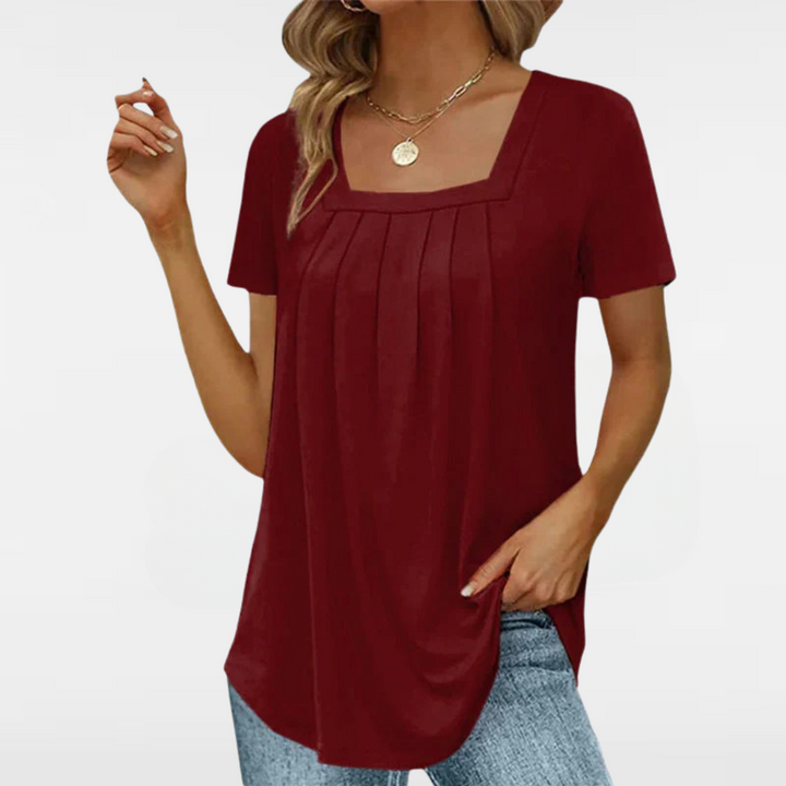 TINA | CASUAL PLEATED BLOUSE