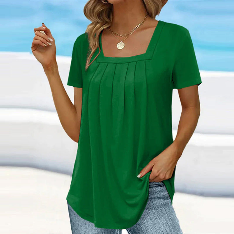 TINA | CASUAL PLEATED BLOUSE