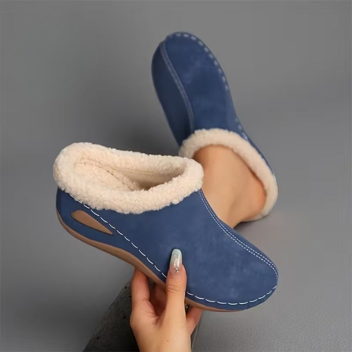 M&J | Cozy Fur-Lined Slip-On Sandals