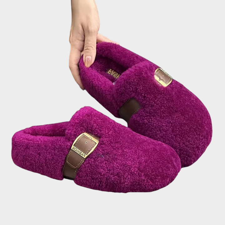 Elara | Warm Fluffy Loafers