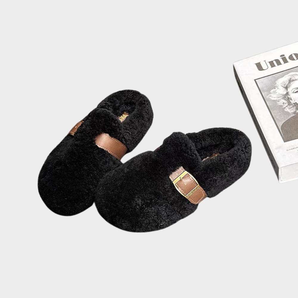 Elara | Warm Fluffy Loafers