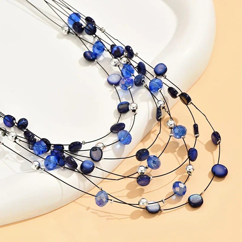 NORHEEN | TIMELESS MULTI-LAYER BOHEMIAN STYLE BEADED NECKLACE