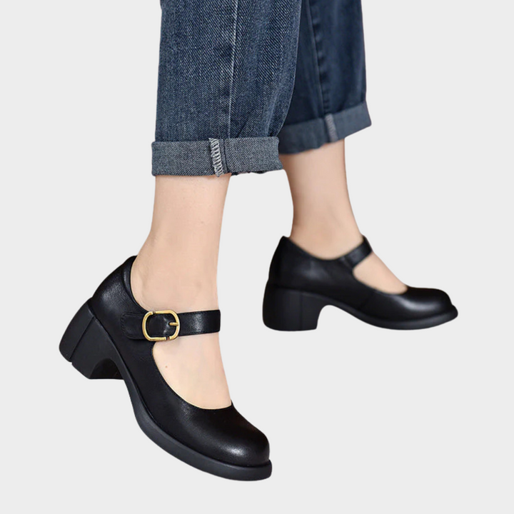 Ruby | Leather Mary Jane Shoes