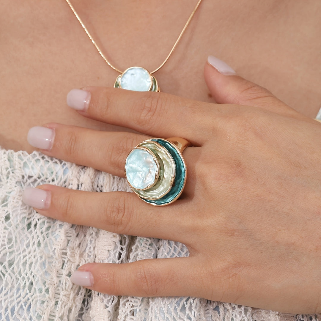 SHANA | ELEGANT BOHO TRIPLE-LAYER RING