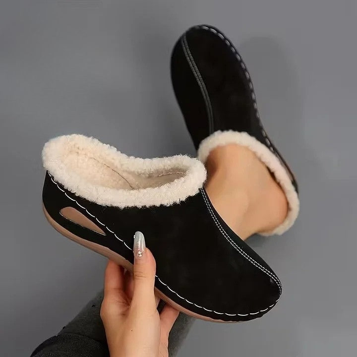 M&J | Cozy Fur-Lined Slip-On Sandals