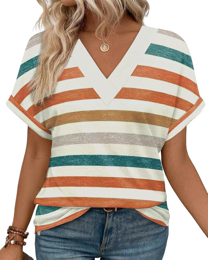 ASTER | STYLISH LOOSE STRIPED BLOUSE