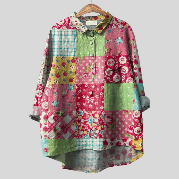 INDRA | VINTAGE FLORAL BLOUSE