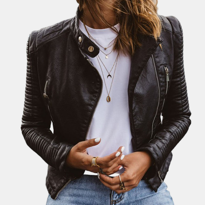Ingrid | Leather-Inspired Jacket