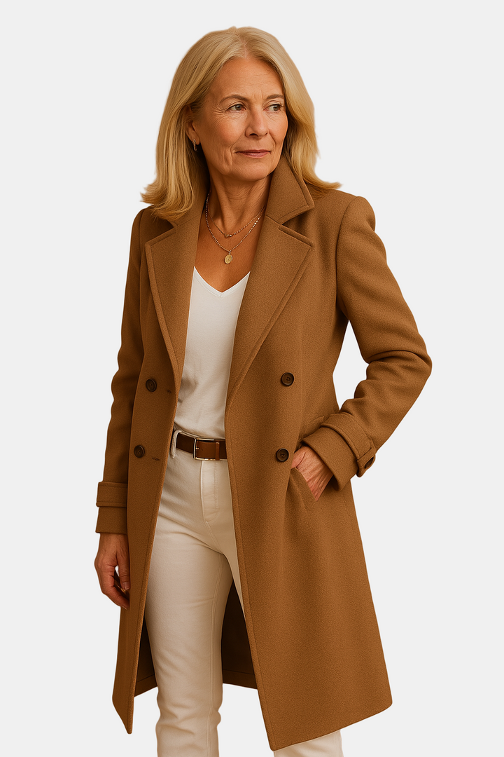 Zoe | Button-Up Long Coat