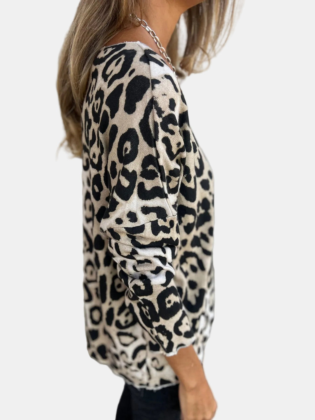 Greta | Leopard Print Blouse