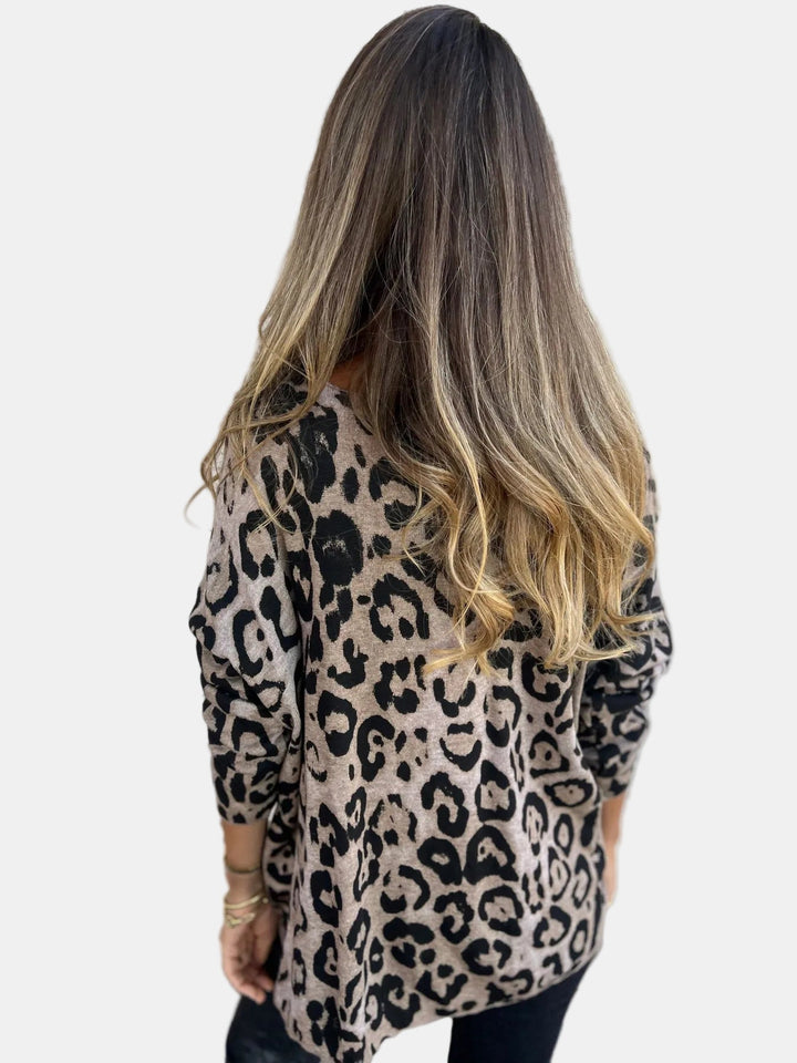 Greta | Leopard Print Blouse