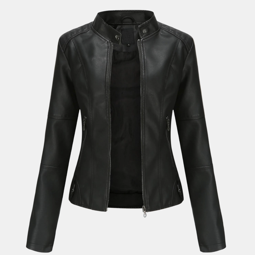 Anne | Elegant Leather Jacket