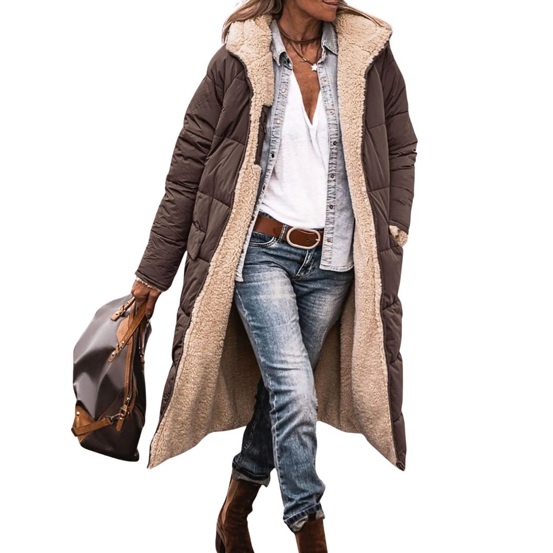 Elise | Reversible Wool-Lined Puffer Coat