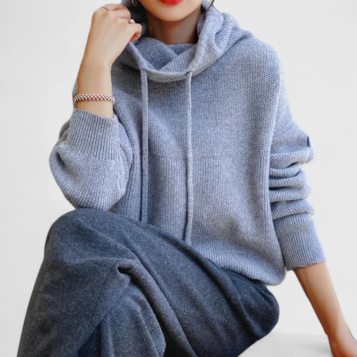 Seren | Cozy Knit Hoodie