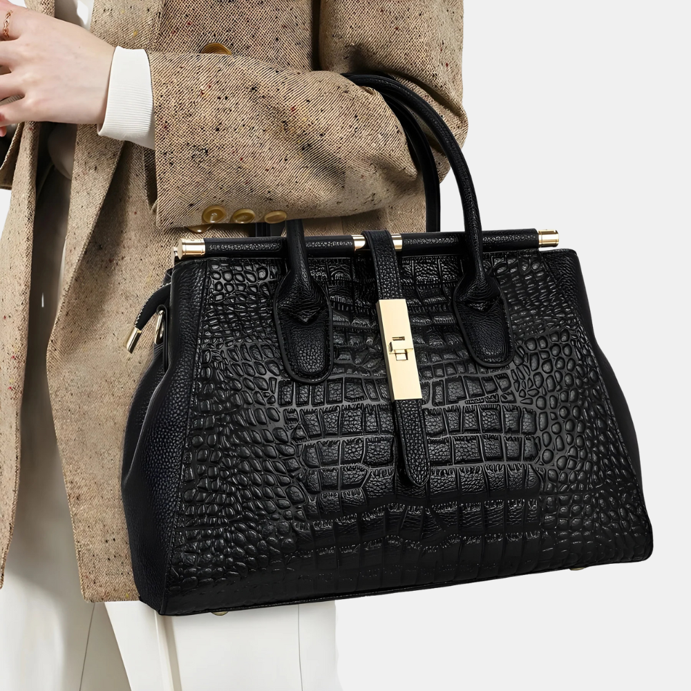 Evelina | Croc Handbag