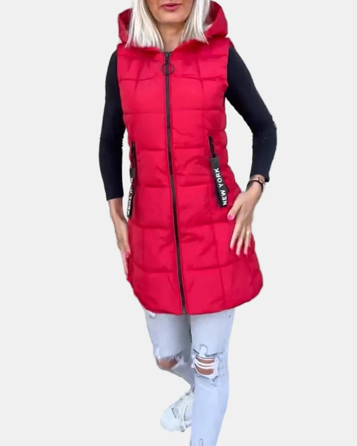 Solene | Sleeveless Padded Coat