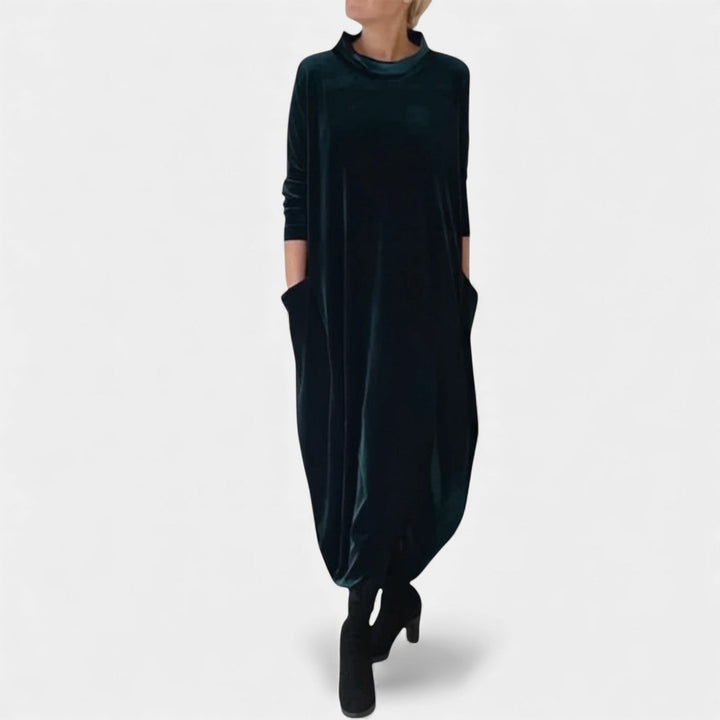 M&J | VELVET ELEGANT MAXI DRESS