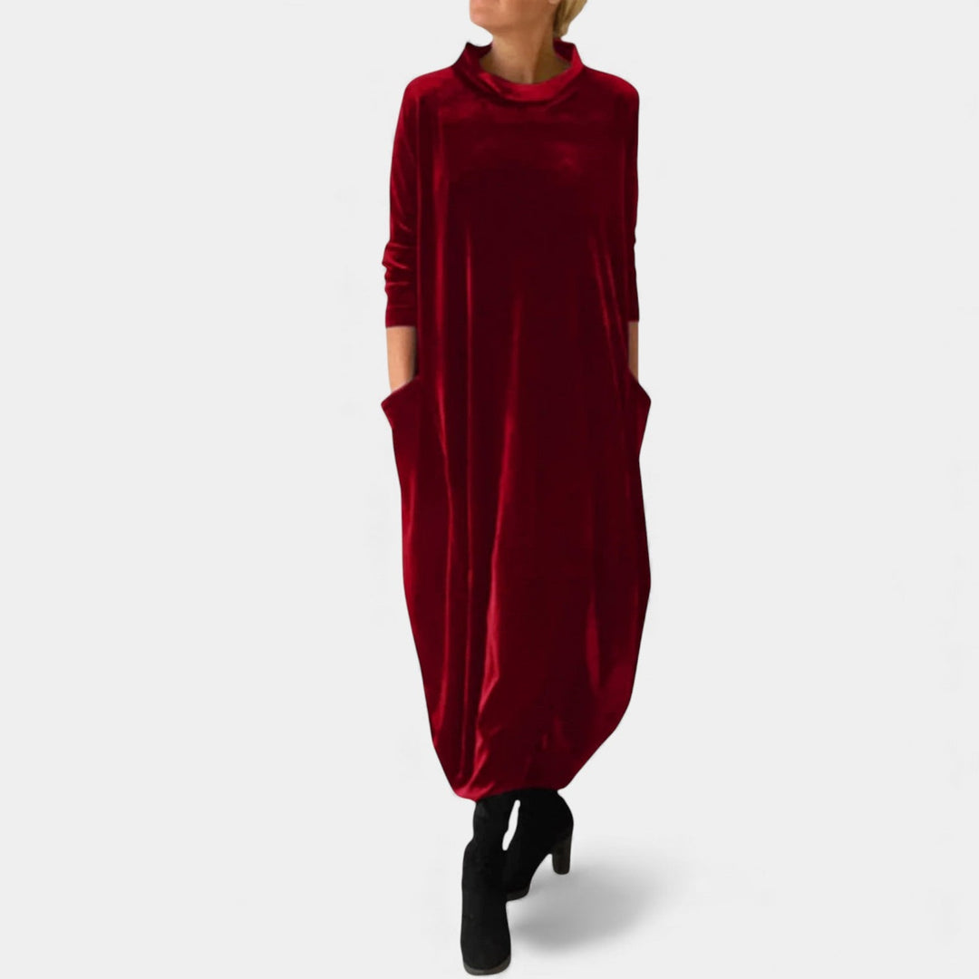 M&J | VELVET ELEGANT MAXI DRESS