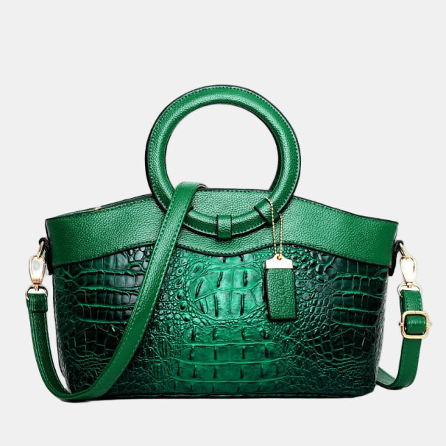 JAYE | STYLISH CROCODILE PATTERN HANDBAG